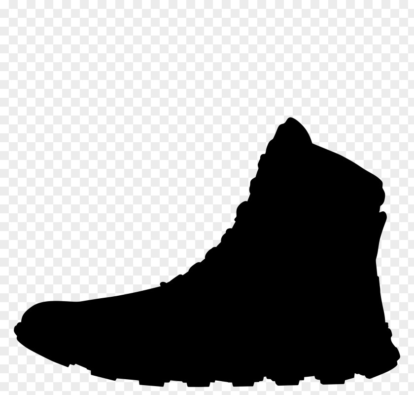 Shoe Walking Font Silhouette Black M PNG