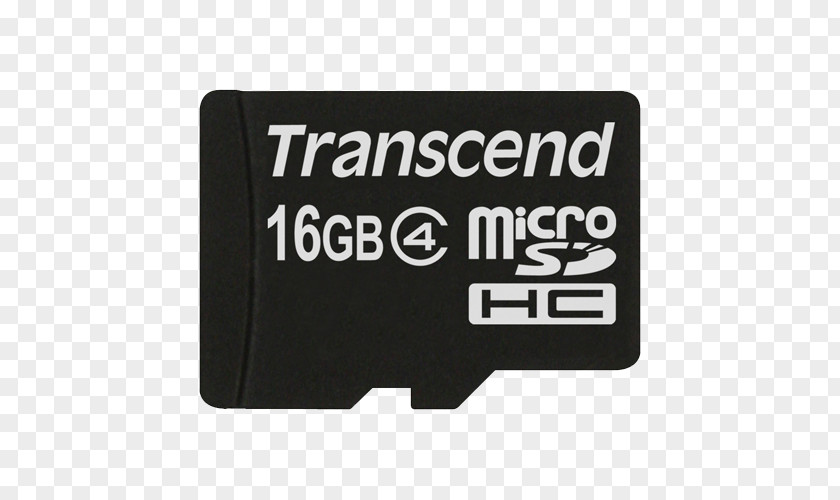 MicroSDHC Secure Digital Flash Memory Cards PNG