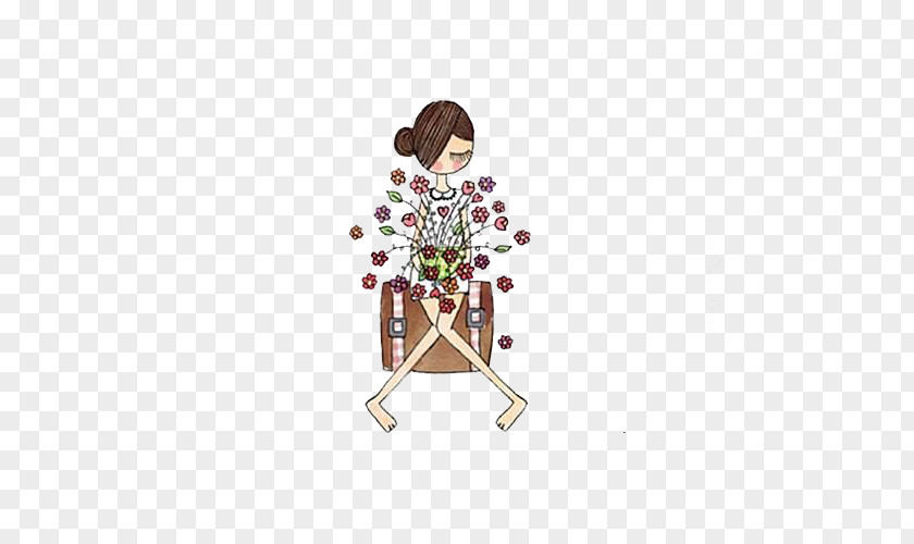 Take The Bouquet Monica Drawing Idea Illustration PNG