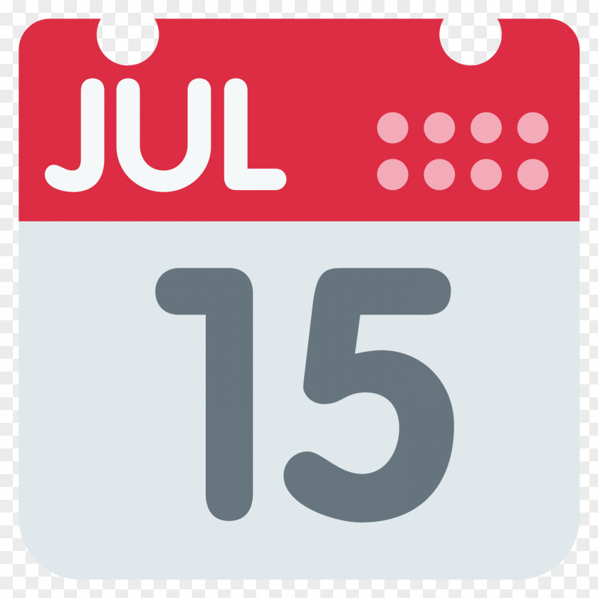 Emoji World Day Calendar Date Clip Art PNG