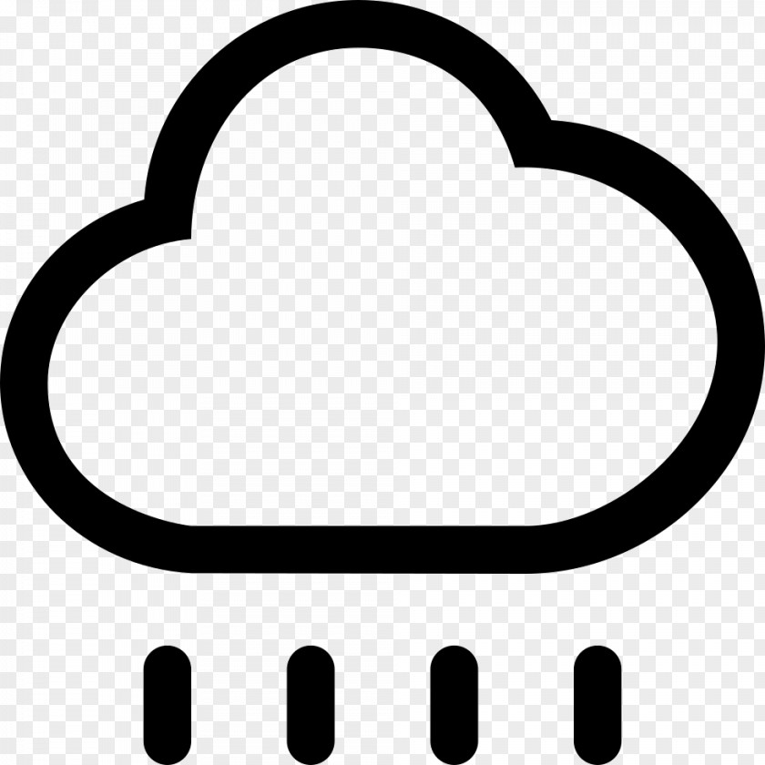 Rain Drop Symbol Cloud PNG