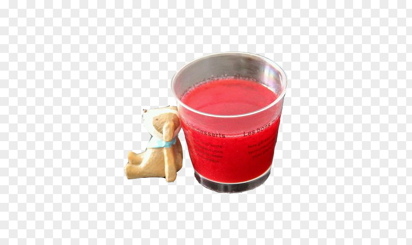 Red Bayberry Juice And Puppy Yangmei District Morella Rubra PNG