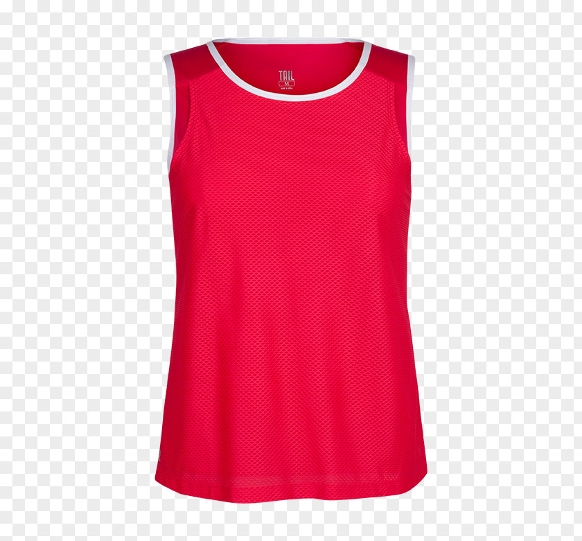 The Deep Red T-shirt Sleeveless Shirt Top Clothing PNG
