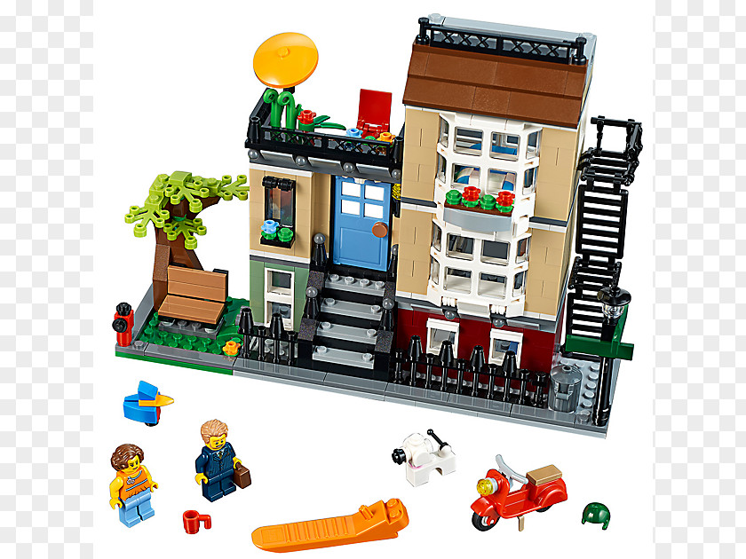 Toy LEGO 31065 Creator Park Street Townhouse Lego Amazon.com Marvel Super Heroes PNG