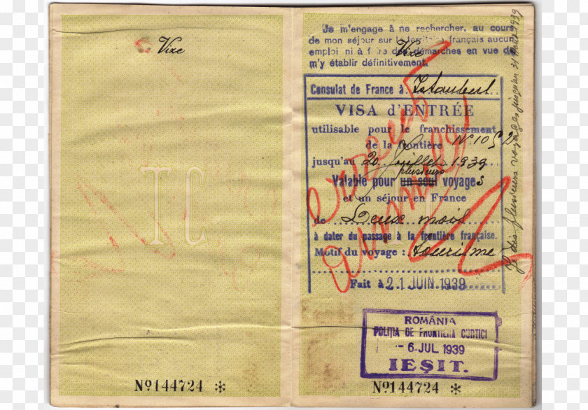 Battle Of Kadesh Passport Travel Visa Second World War Laissez-passer Document PNG