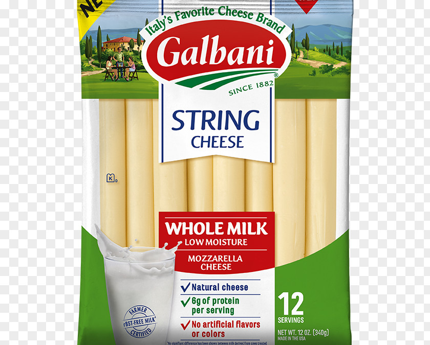 Milk Italian Cuisine String Cheese Mozzarella Galbani PNG