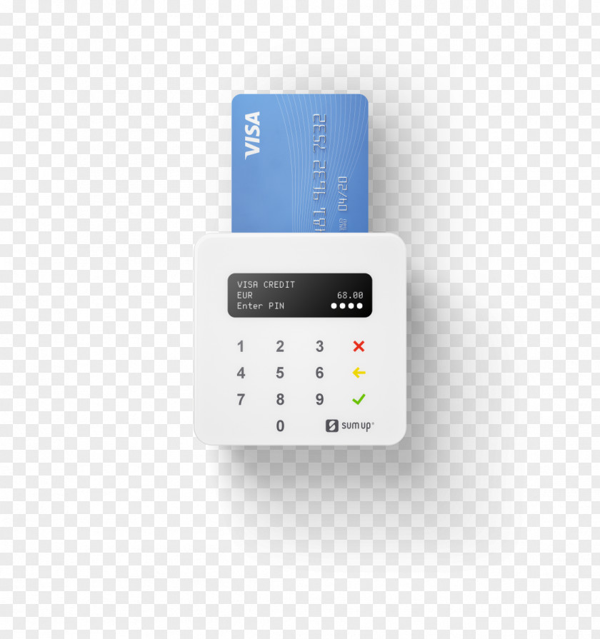 Payment Terminal SumUp Card Reader Point Of Sale Electronics PNG