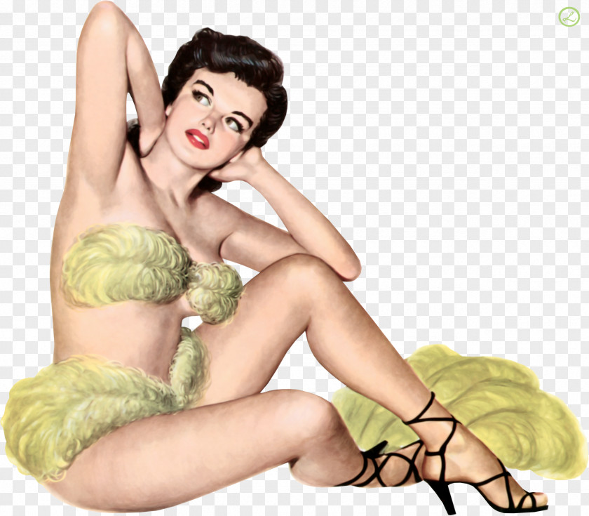 Pin-up Girl 1950s Esquire Art PNG girl Art, retro clipart PNG