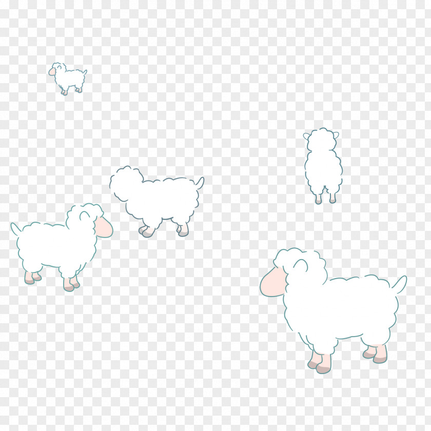 Sheep Pattern Dog Canidae Heart Paw PNG