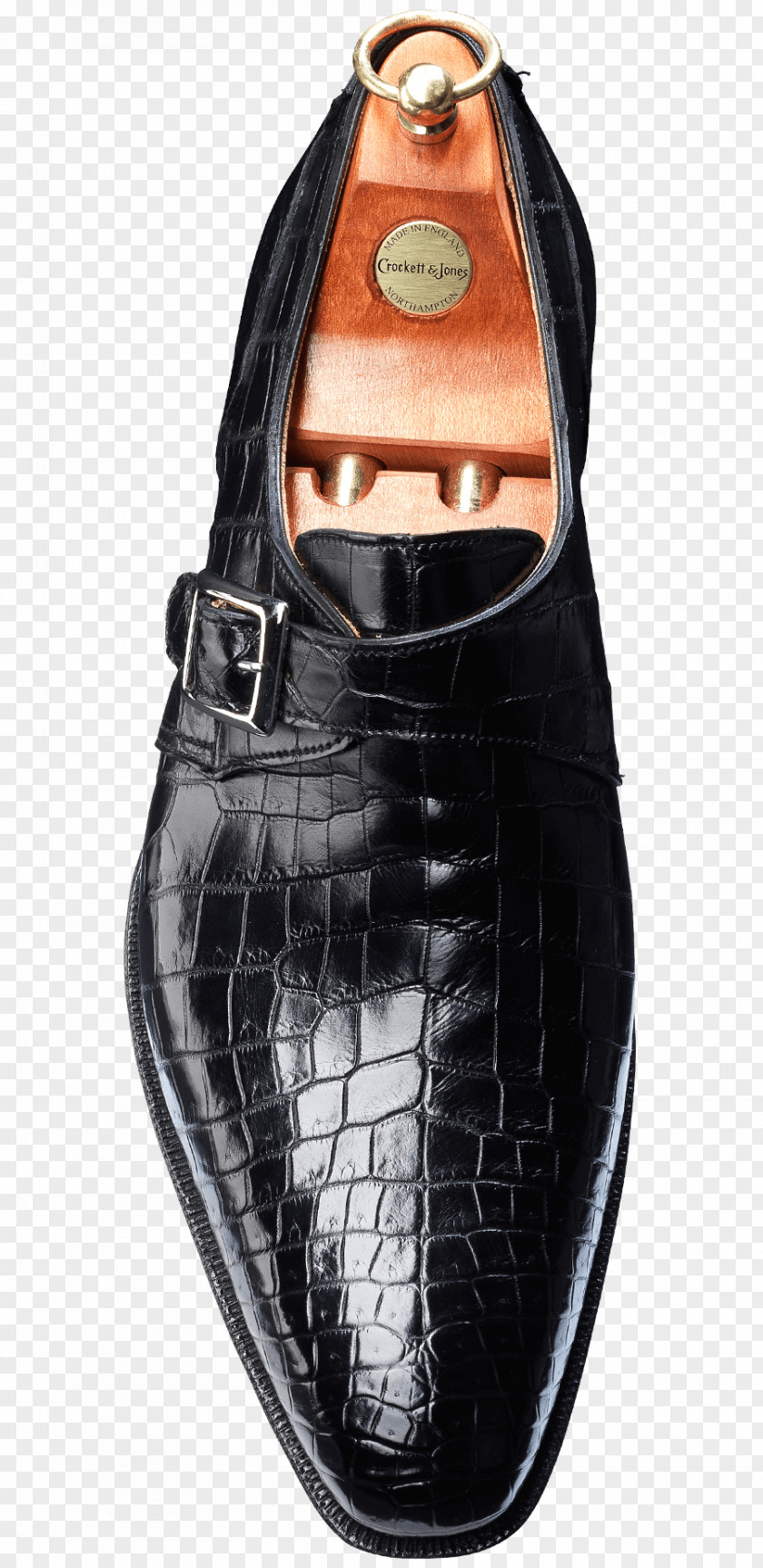 Crocodile In A Suit Monk Shoe Crockett & Jones Strap Buckle PNG
