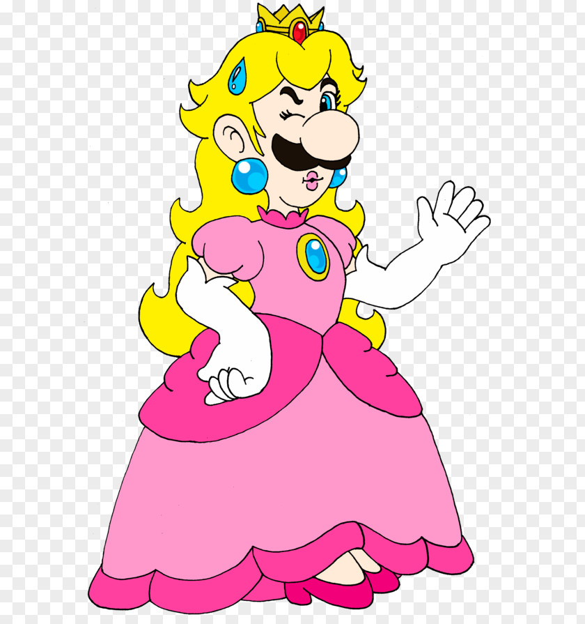 Luigi Princess Peach Drawing Clip Art Image PNG