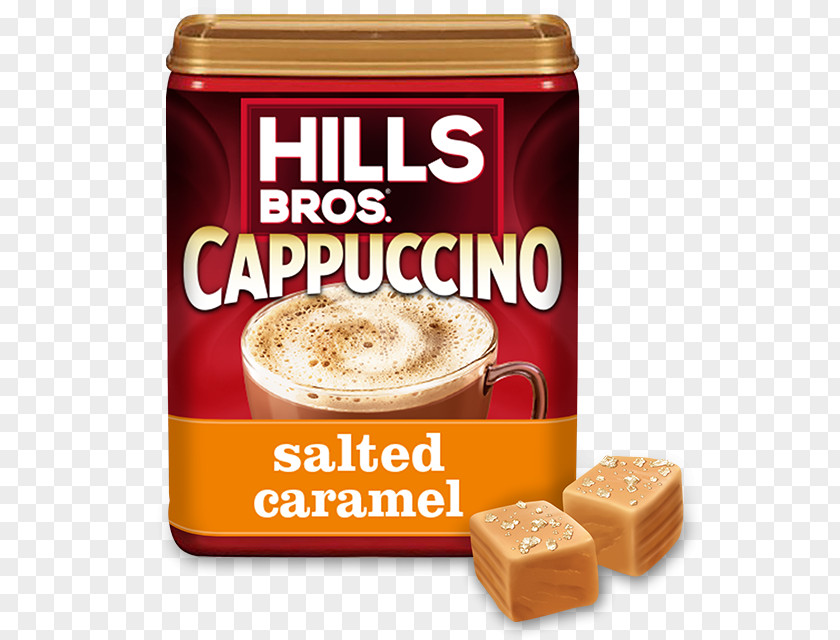 Salted Caramel Drink Mix Cappuccino Instant Coffee Cafe PNG