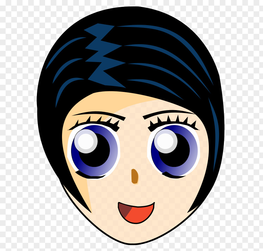 Smile Cartoon Female Clip Art PNG