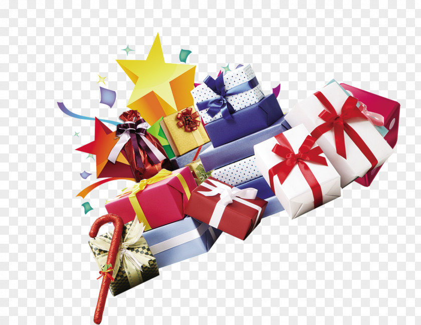 A Pile Of Beautiful Gift Boxes PNG