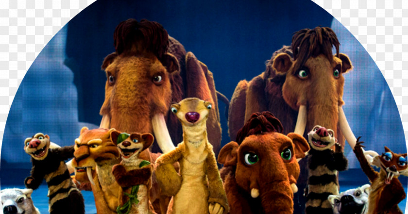 CRASH AND EDDIE Scrat Manfred Ice Age Woolly Mammoth PNG