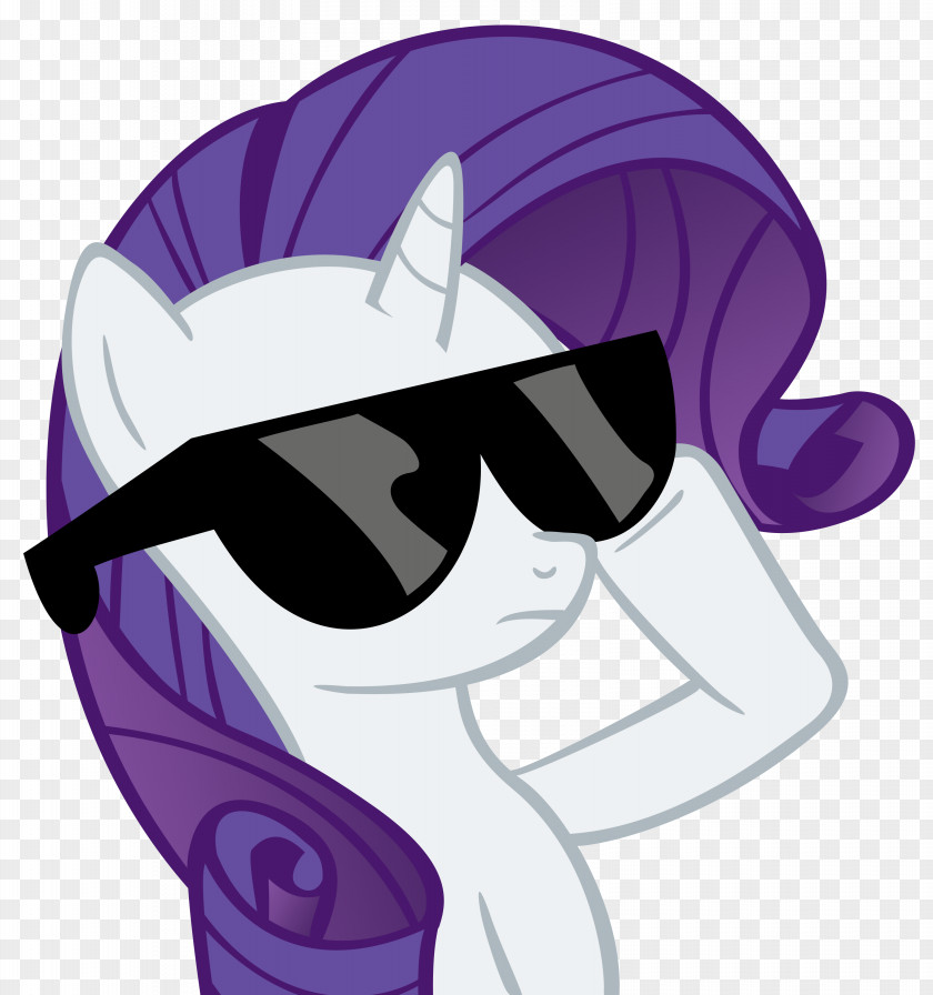 Deal With It Rainbow Dash Rarity Pinkie Pie Applejack Twilight Sparkle PNG