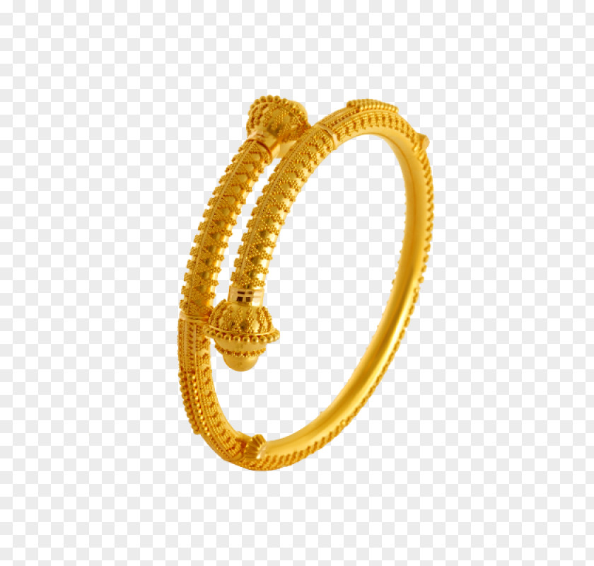 Gold Bangle 01504 Bracelet Ring PNG