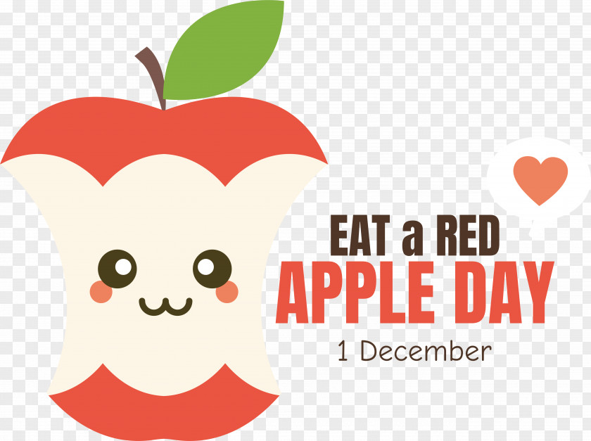 Red Apple Eat A Red Apple Day PNG