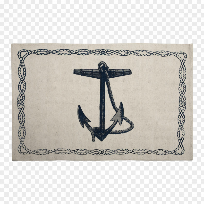 Anchor Towel Mat Bathroom Shower Carpet PNG