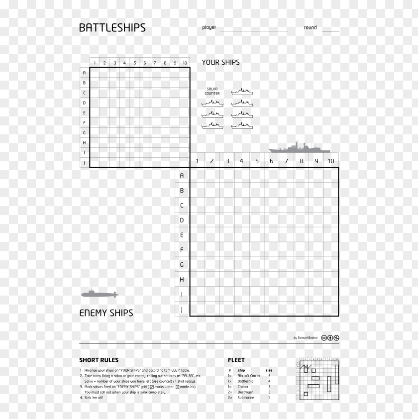 Battleship Paper-and-pencil Game Board PNG