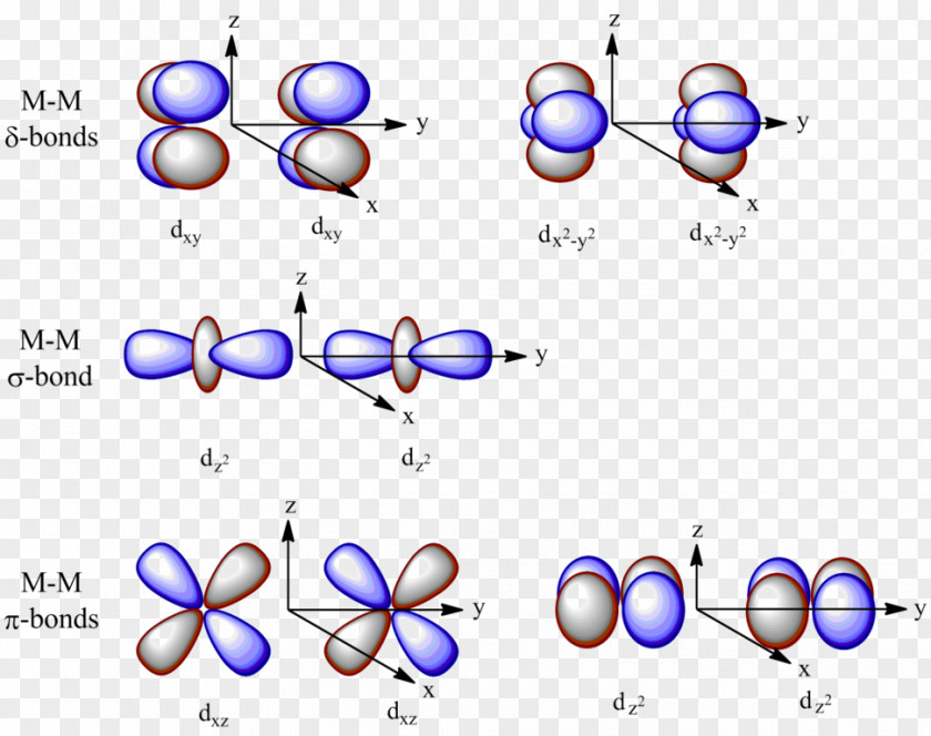 Diagram Atomic Orbital Molecular Chemical Bond Quintuple PNG