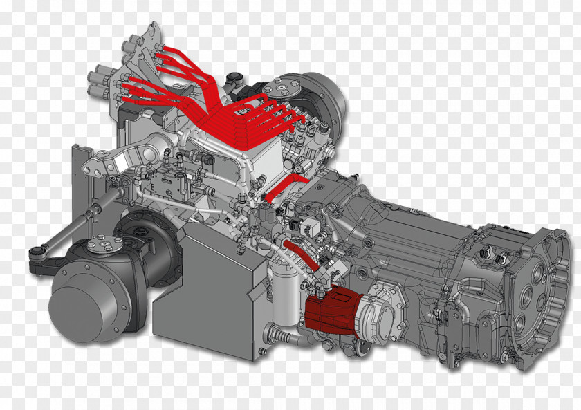 Engine Lindner Continuously Variable Transmission Getriebe Tractor PNG