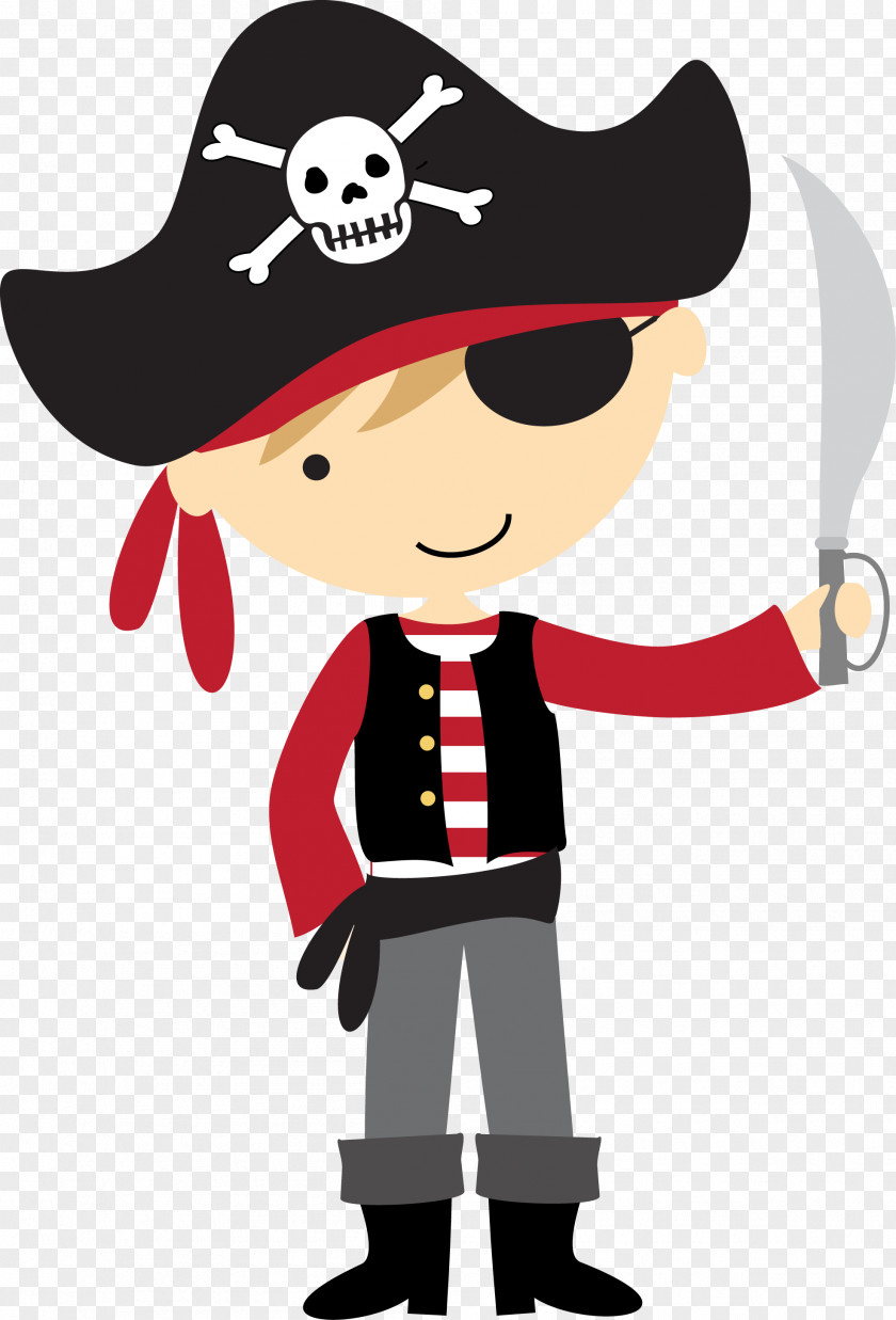 Pirate Silhouette Piracy Party Clip Art PNG