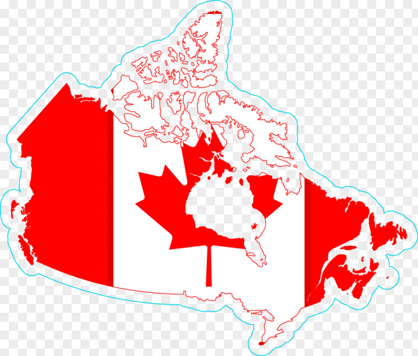 Red Americas Canada Day PNG