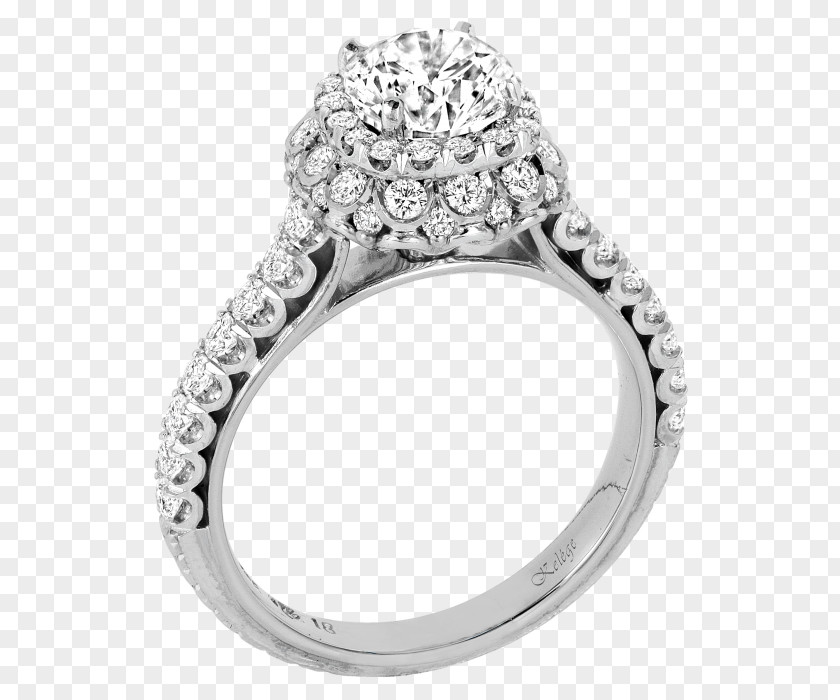 Rose Petal Diamond Ring Settings Engagement Wedding PNG