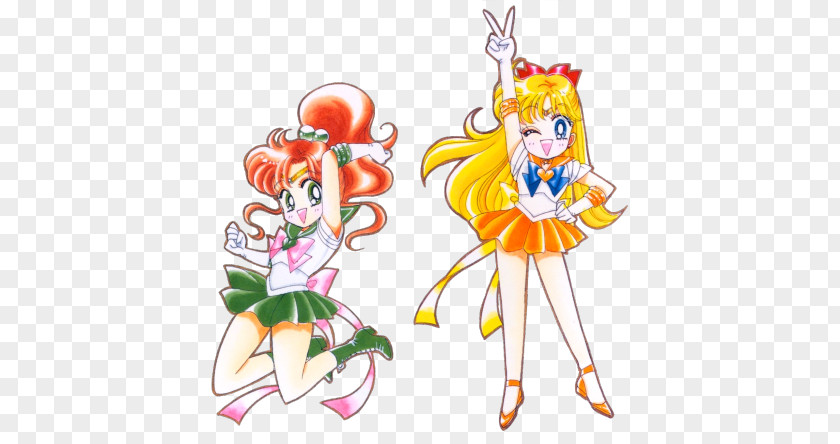 Sailor Moon Jupiter Chibiusa Venus Mars PNG