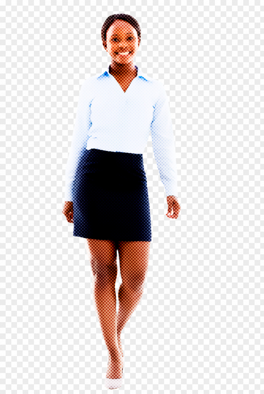 Formal Wear Waist Clothing White Blue Standing Uniform PNG