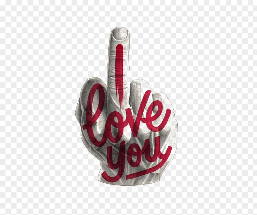 I Love You In English Graphic Design Drawing Illustration PNG