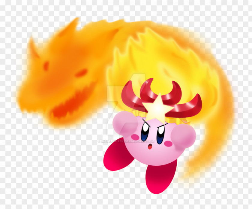 Kirby Super Star Ultra Kirby: Canvas Curse Fire Flame PNG