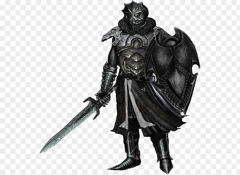 Knight Middle Ages Black Components Of Medieval Armour Fantasy PNG