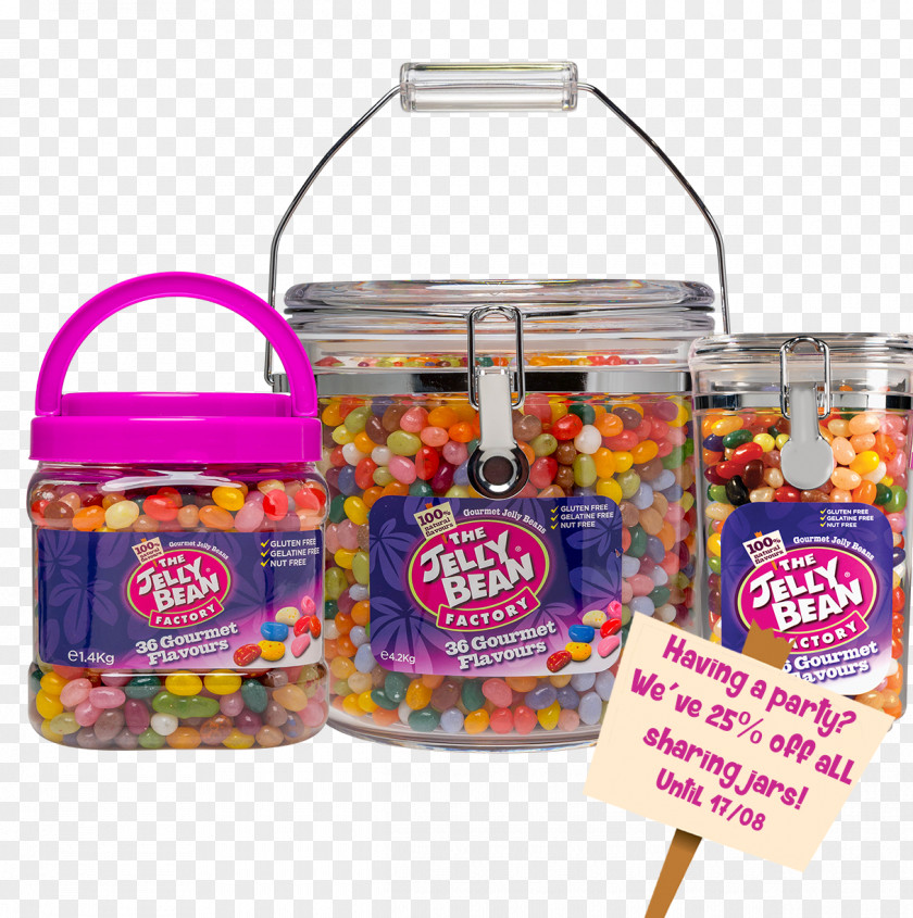 Candy The Jelly Bean Factory Jar Mega 4200 G Donuts PNG