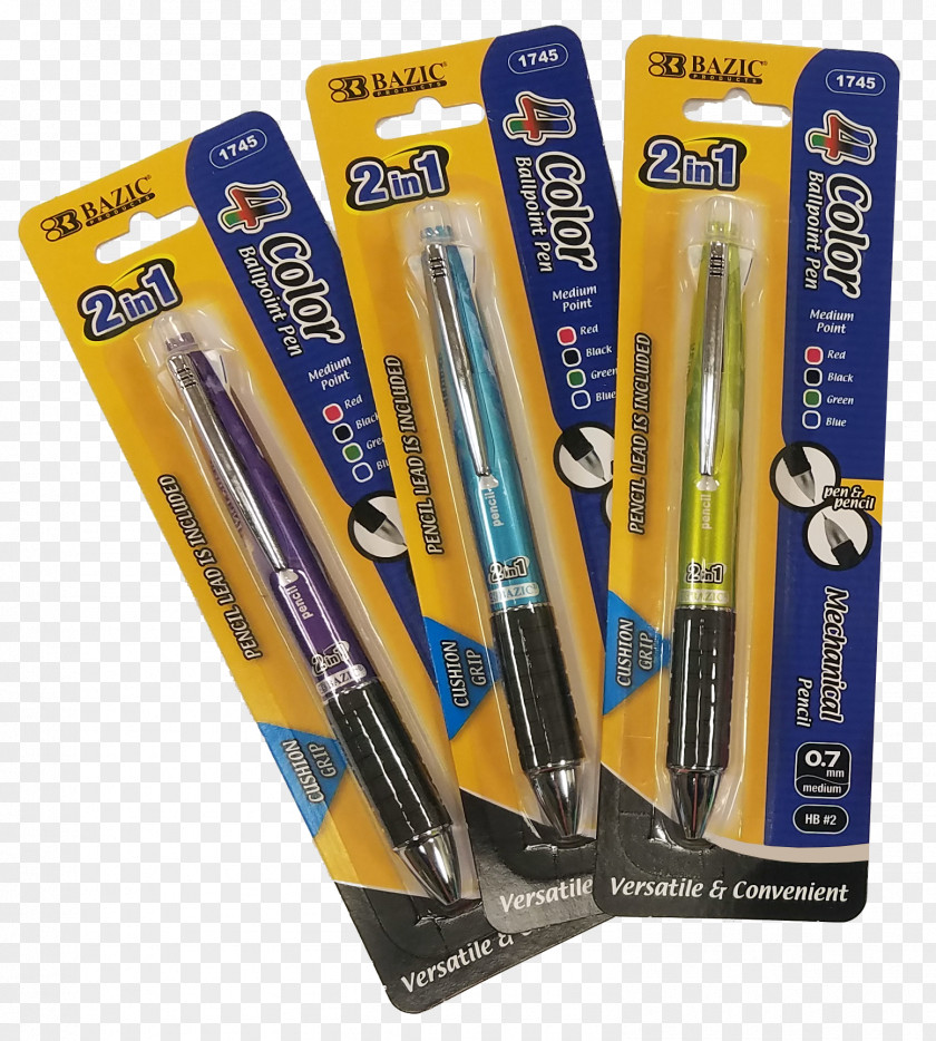 Pen Mechanical Pencil Office Supplies 2-in-1 PC PNG