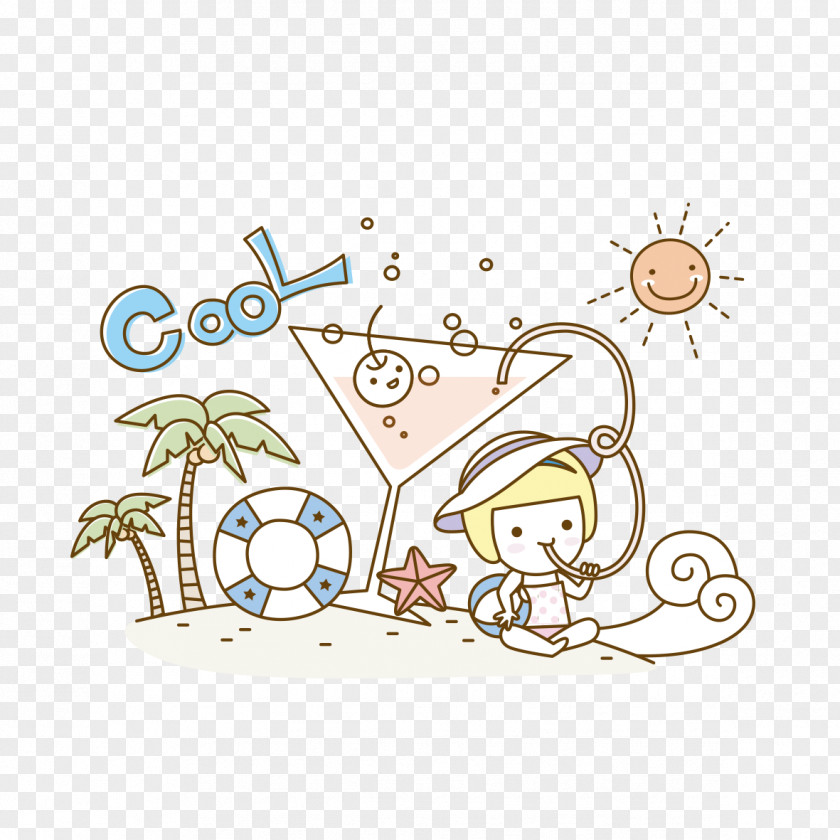 Cartoon Sun Mammal Text Illustration PNG