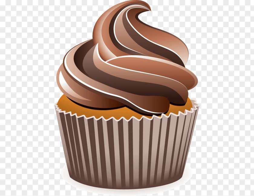 Chocolate Cake Cupcake American Muffins Frosting & Icing Clip Art PNG