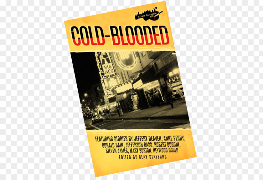 Cold Blooded Killer Nashville Noir: Cold-Blooded Trade Paperback Advertising Book PNG