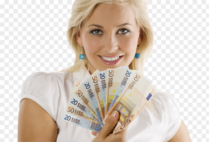 Euro Banknotes Shutterstock Woman Money PNG