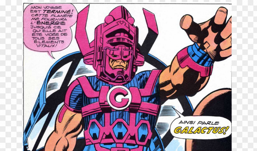 Jack Kirby Silver Surfer Galactus Thor Comic Book Marvel Comics PNG