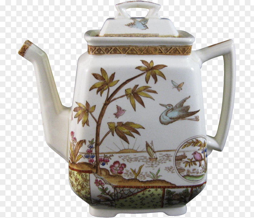 Kettle Teapot Porcelain Lid Tennessee PNG