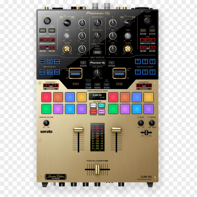 Mikrofon Gold Pioneer DJ DJM Mixer Disc Jockey Audio Mixers PNG