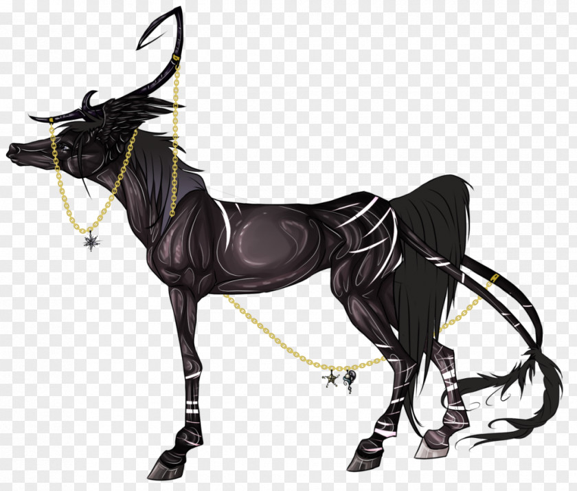 Mustang Stallion Bridle Rein Halter PNG