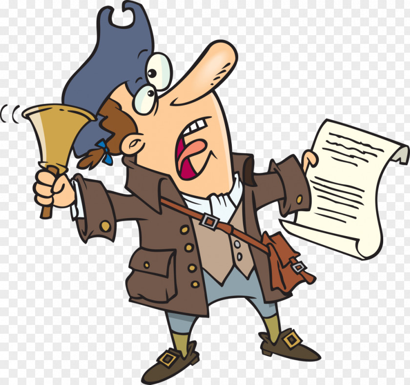 Town Crier Cartoon Clip Art PNG