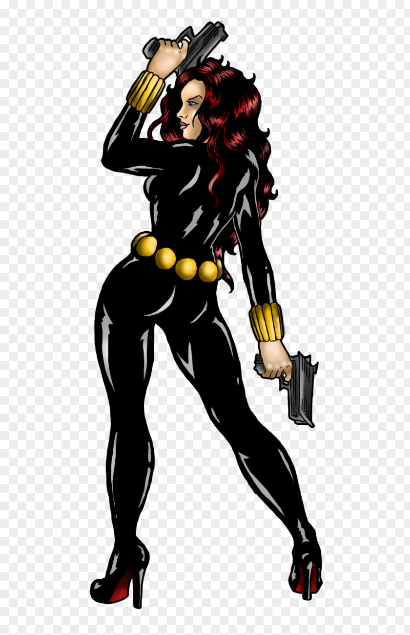 Black Widow Cartoon Superhero Supervillain Fiction PNG