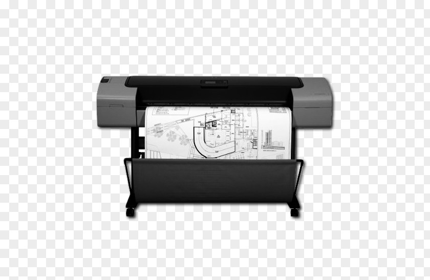 Layered Paper Inkjet Printing Plotter Plan PNG