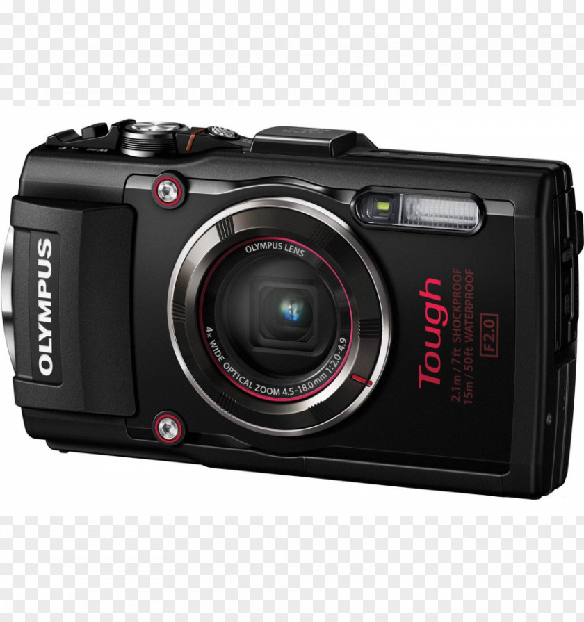 Photo Camera Olympus Tough TG-5 Point-and-shoot Underwater Photography PNG