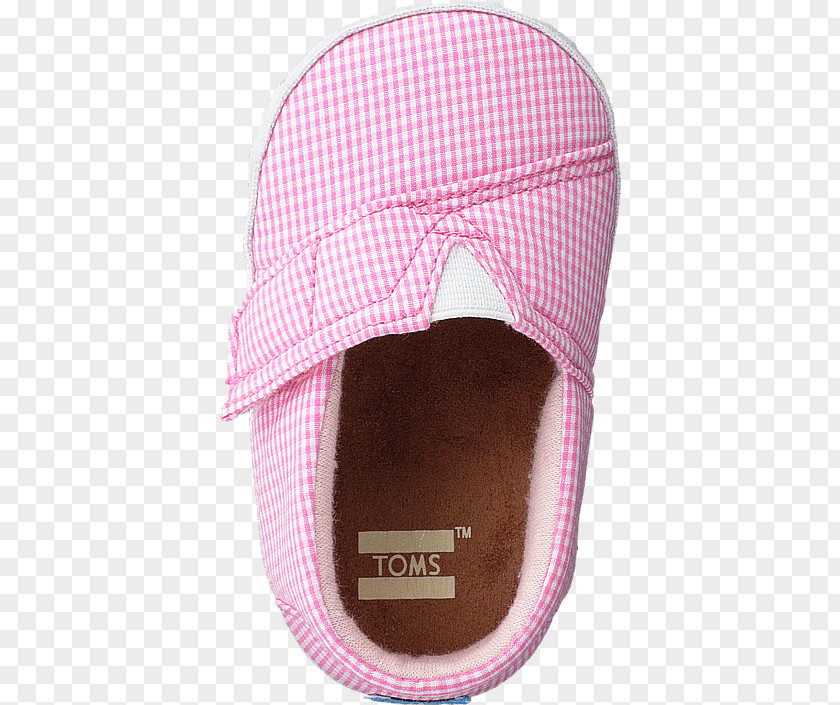 Pink Crib Slipper Flip-flops Shoe M PNG