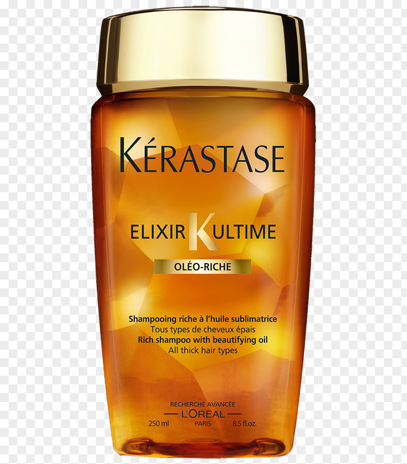 Shampoo Kérastase Elixir Ultime Oleo Complexe Bain Riche Oil PNG